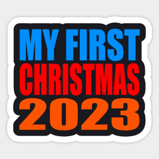 My first Christmas 2023 Sticker